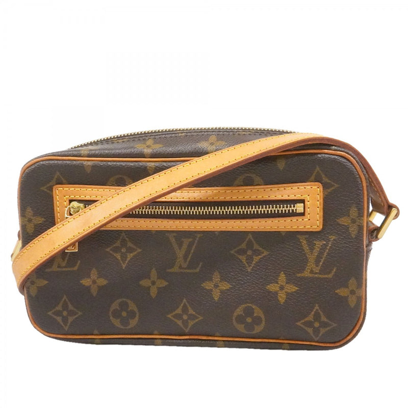 【6fd4972】ルイヴィトン ショルダーバッグ モノグラム ポシェットシテ M51183 ブラウン【中古】レディース