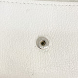 【6fd4980-k】ルイヴィトン 三つ折り財布 トリヨン ポルトフォイユロックミニ M68728 ホワイト【中古】レディース