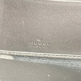 【6fd5001-k】グッチ 長財布 GGインプリメ 212110 PVC グレージュ シルバー金具【中古】レディース