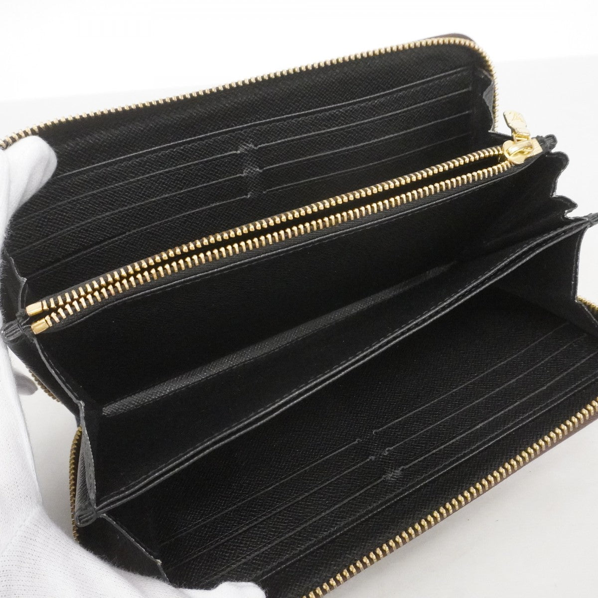 【6fd5033-k】ルイヴィトン 長財布 モノグラム・ジャイアントリバース ジッピーウォレット M69353 ブラウン【中古】レディース