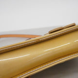 【6fd5064-k】ルイヴィトン ポーチ ヴェルニ フラワーレキシントン M92246 ベージュ【中古】レディース