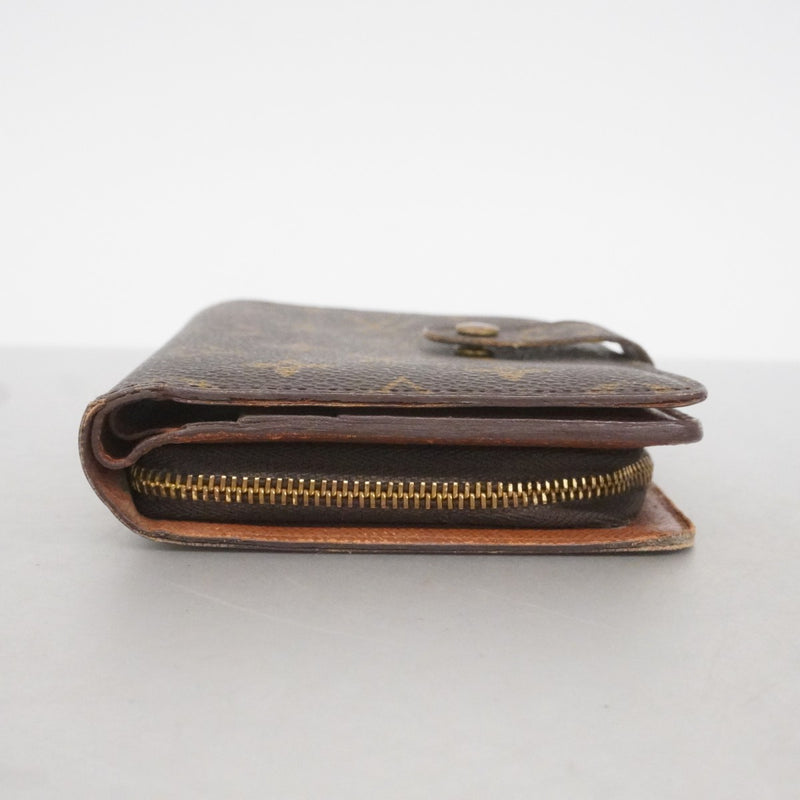 【6fd5066-k】ルイヴィトン 財布 モノグラム ポルトパピエジップ M61207 ブラウン【中古】メンズ レディース ユニセックス