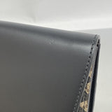 【6fd5071-k】グッチ クラッチバッグ カレイドスター 406725 PVC ブラック ブラウン シルバー金具【中古】メンズ