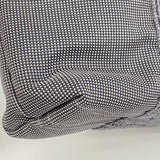 【6fd5072-k】エルメス トートバッグ エールラインカバス キャンバス グレー シルバー金具【中古】レディース
