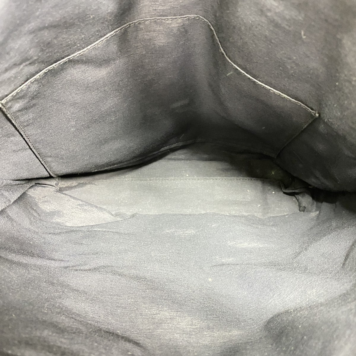 【6fd5072-k】エルメス トートバッグ エールラインカバス キャンバス グレー シルバー金具【中古】レディース