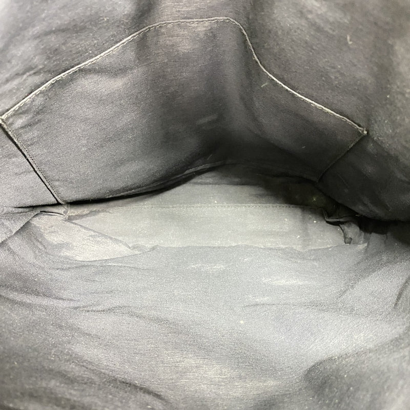【6fd5072-k】エルメス トートバッグ エールラインカバス キャンバス グレー シルバー金具【中古】レディース