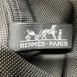 【6fd5073-k】エルメス リュック・デイパック エールラインアドPM キャンバス グレー シルバー金具【中古】レディース