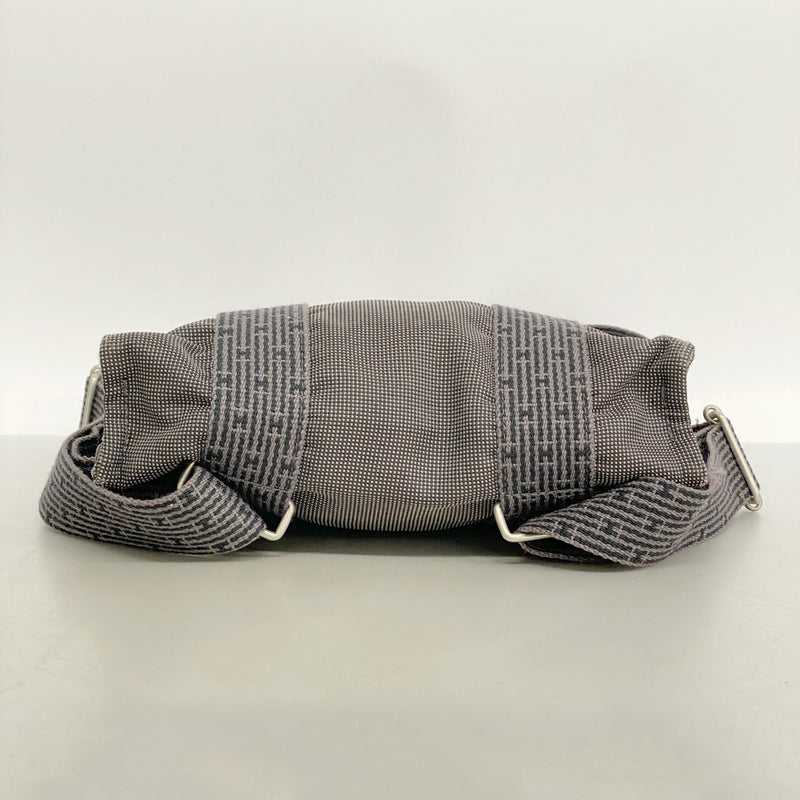 【6fd5074-k】エルメス リュック・デイパック エールラインアドPM キャンバス グレー シルバー金具【中古】レディース