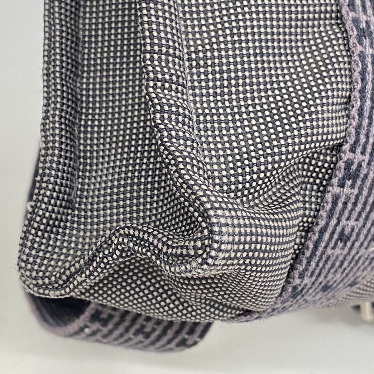 【6fd5074-k】エルメス リュック・デイパック エールラインアドPM キャンバス グレー シルバー金具【中古】レディース