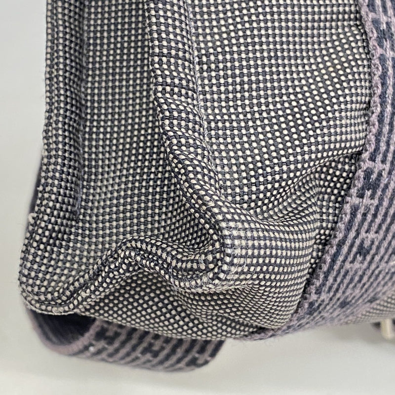 【6fd5074-k】エルメス リュック・デイパック エールラインアドPM キャンバス グレー シルバー金具【中古】レディース