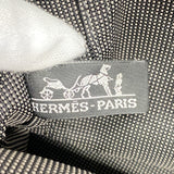 【6fd5075-k】エルメス ハンドバッグ エールラインPM キャンバス グレー シルバー金具【中古】メンズ レディース ユニセックス
