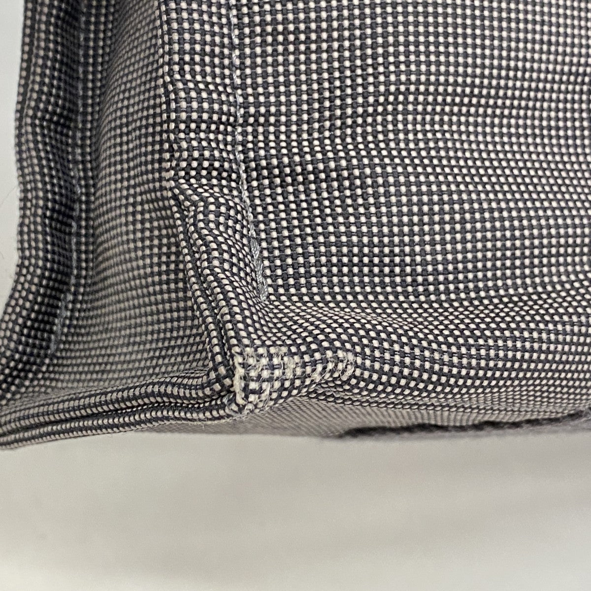 【6fd5075-k】エルメス ハンドバッグ エールラインPM キャンバス グレー シルバー金具【中古】メンズ レディース ユニセックス