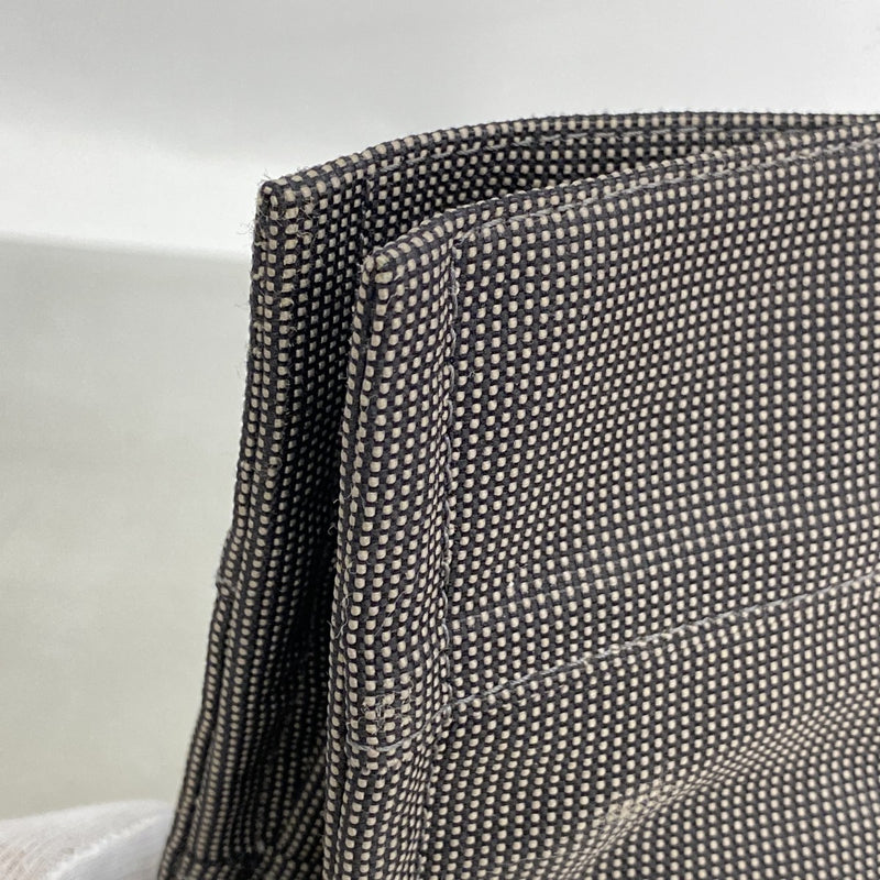 【6fd5075-k】エルメス ハンドバッグ エールラインPM キャンバス グレー シルバー金具【中古】メンズ レディース ユニセックス