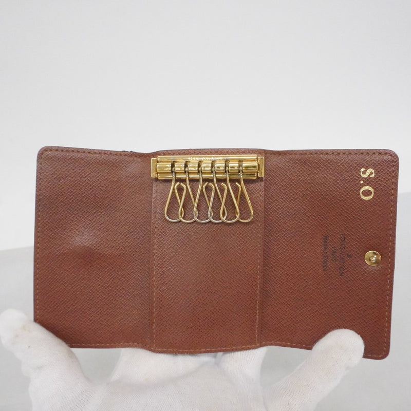 【6fd5083】ルイヴィトン キーケース モノグラム ミュルティクレ6 M62630 ブラウン【中古】メンズ レディース ユニセックス