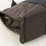 【6fd5097-k】エルメス ハンドバッグ エールラインPM キャンバス グレー シルバー金具【中古】レディース