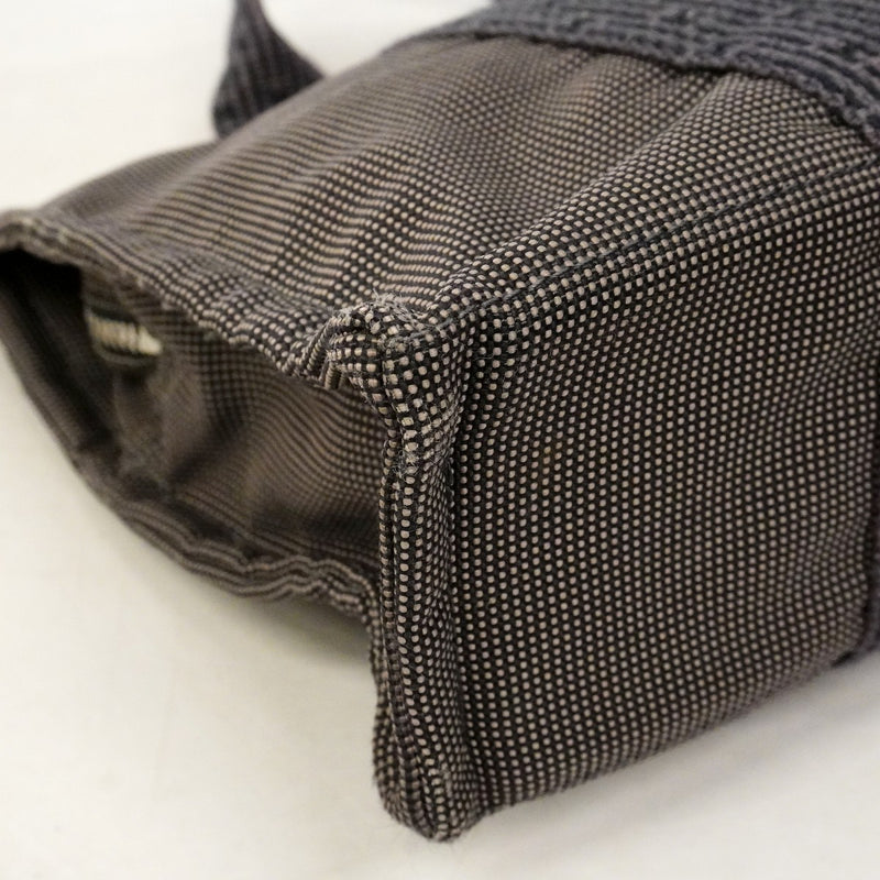 【6fd5097-k】エルメス ハンドバッグ エールラインPM キャンバス グレー シルバー金具【中古】レディース