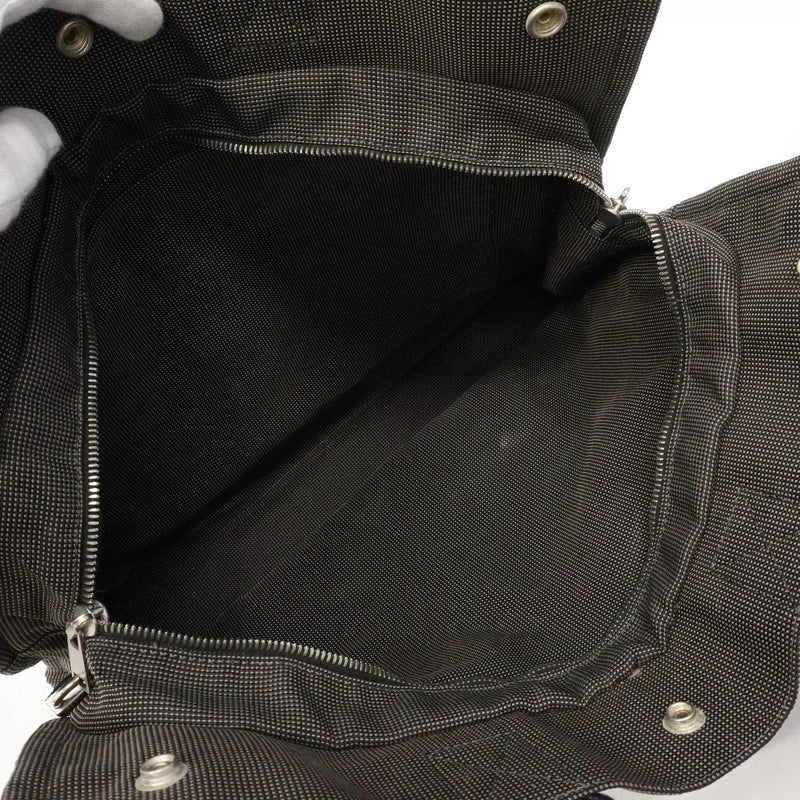 【6fd5098-k】エルメス トートバッグ エールラインMM キャンバス グレー シルバー金具【中古】メンズ レディース ユニセックス