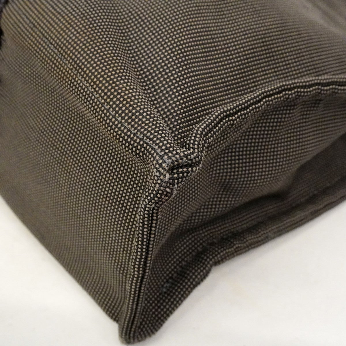 【6fd5098-k】エルメス トートバッグ エールラインMM キャンバス グレー シルバー金具【中古】メンズ レディース ユニセックス