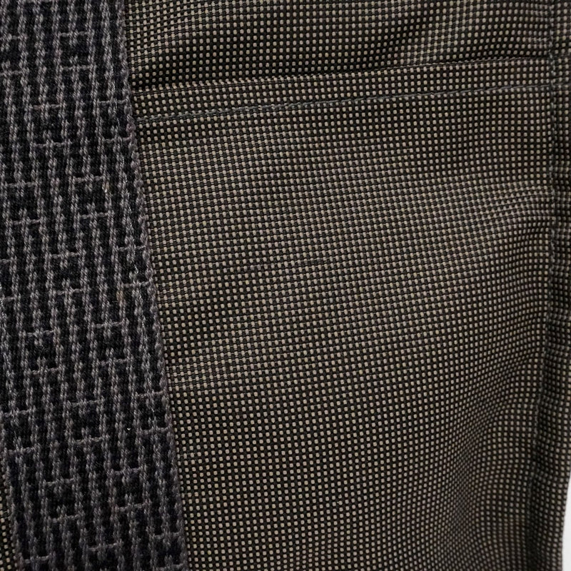 【6fd5098-k】エルメス トートバッグ エールラインMM キャンバス グレー シルバー金具【中古】メンズ レディース ユニセックス