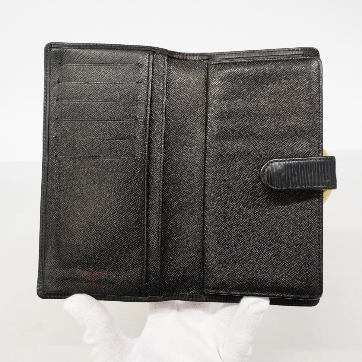 【6fd5100-k】ルイヴィトン 長財布 エピ コンチネンタルヴィエノワ M63252 ノワール【中古】レディース
