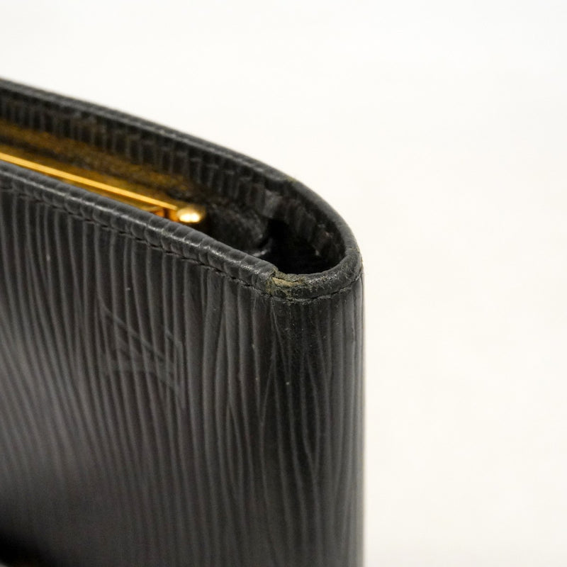 【6fd5100-k】ルイヴィトン 長財布 エピ コンチネンタルヴィエノワ M63252 ノワール【中古】レディース