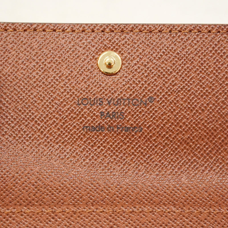 【6fd5102-k】ルイヴィトン キーケース モノグラム ミュルティクレ4 M69517 ブラウン【中古】メンズ レディース ユニセックス