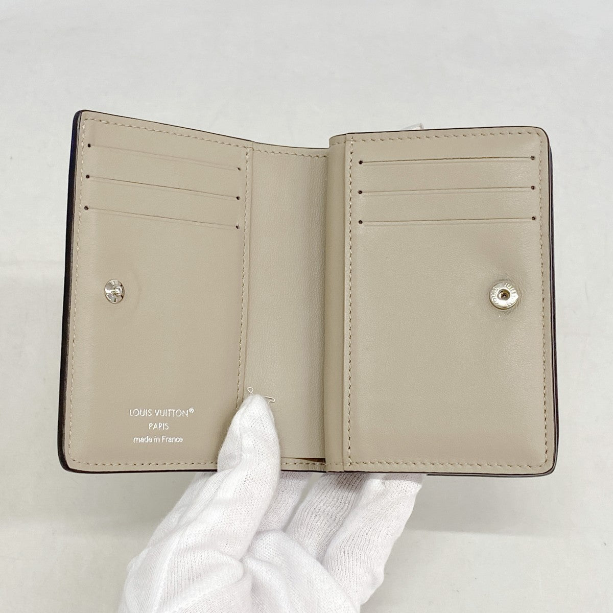 【6fd5107-k】ルイヴィトン 財布 マヒナ ポルトフォイユクレア M80817 ガレ【中古】レディース