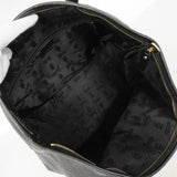 【6fd5113-k】グッチ トートバッグ グッチシマ 501482 レザー ブラック シャンパンゴールド金具【中古】レディース