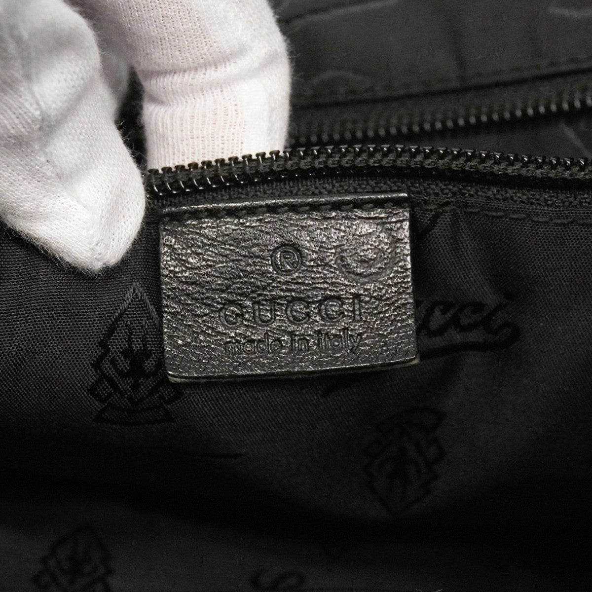 【6fd5113-k】グッチ トートバッグ グッチシマ 501482 レザー ブラック シャンパンゴールド金具【中古】レディース