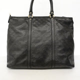 【6fd5113-k】グッチ トートバッグ グッチシマ 501482 レザー ブラック シャンパンゴールド金具【中古】レディース