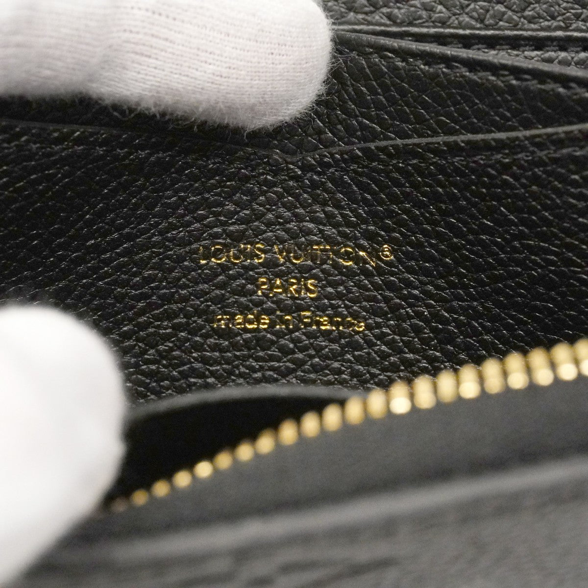【6fd5116-k】ルイヴィトン コインケース モノグラム・アンプラント ジッピーコインパース M60574 ノワール【中古】メンズ レディース ユニセックス
