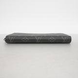 【6fd5132-k】ルイヴィトン 長財布 モノグラム・エクリプス ジッピーウォレットホリゾンタル M11611 ブラック【中古】メンズ