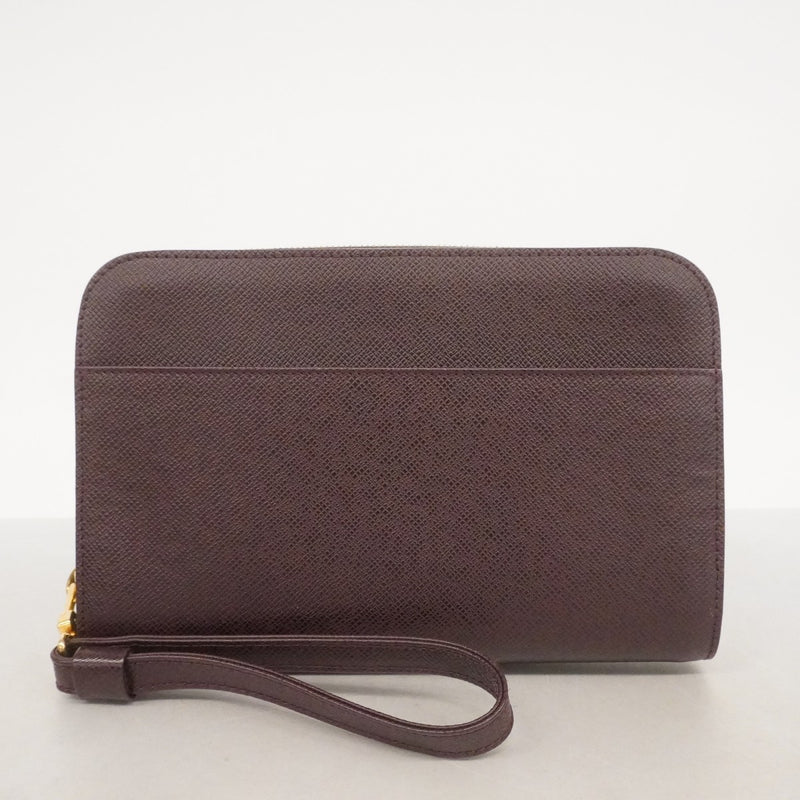 【6fd5153-k】ルイヴィトン クラッチバッグ タイガ バイカル M30186 アカジュー【中古】メンズ