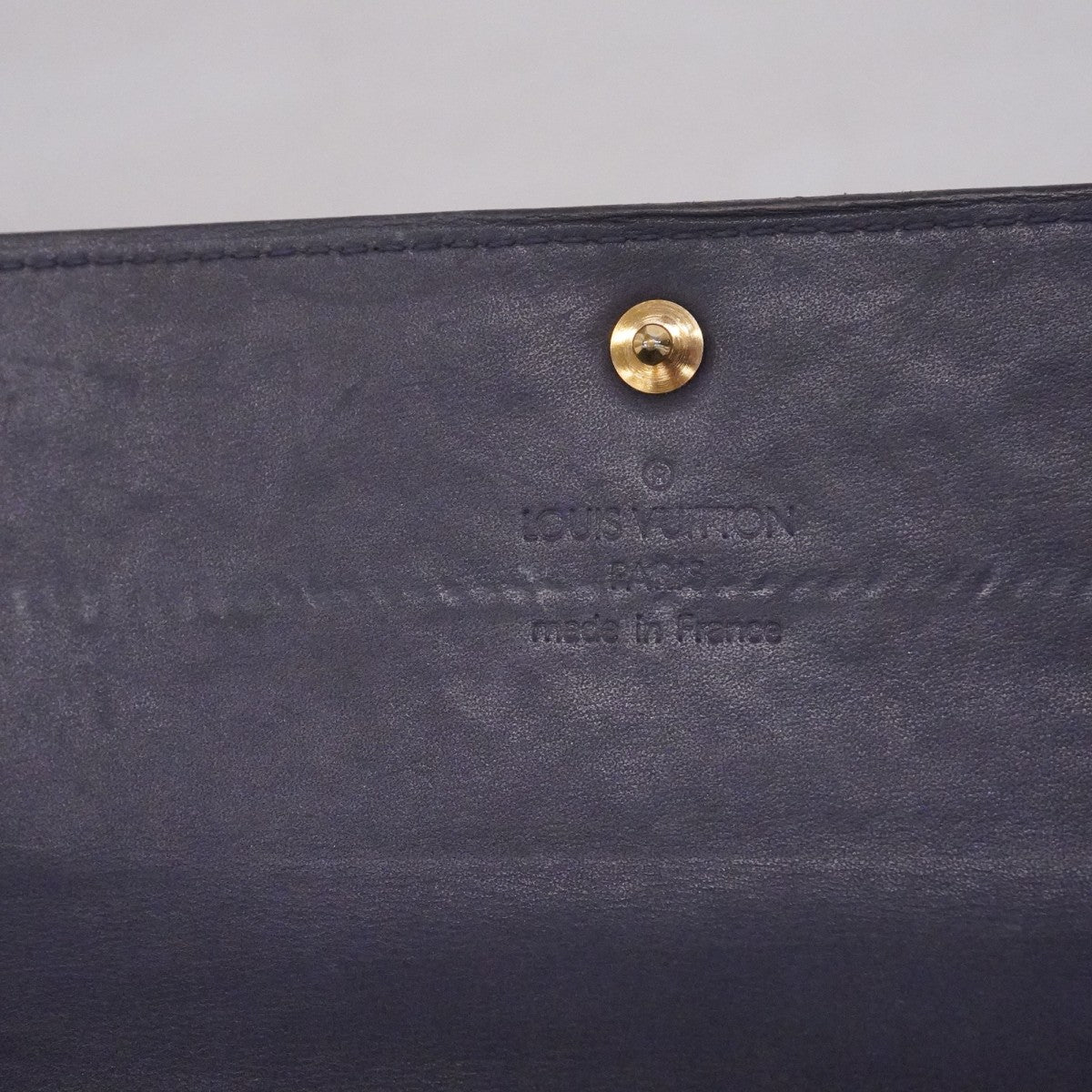 【6fd5158-k】ルイヴィトン 長財布 ヴェルニ ポシェットポルトモネクレディ M91381 アンディゴ【中古】レディース