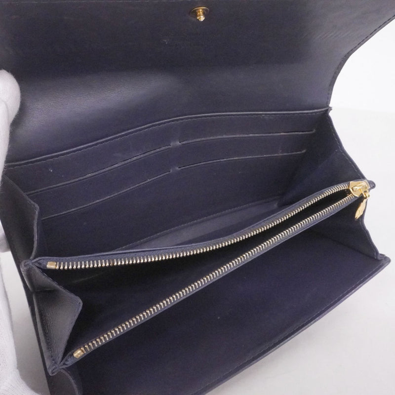 【6fd5158-k】ルイヴィトン 長財布 ヴェルニ ポシェットポルトモネクレディ M91381 アンディゴ【中古】レディース