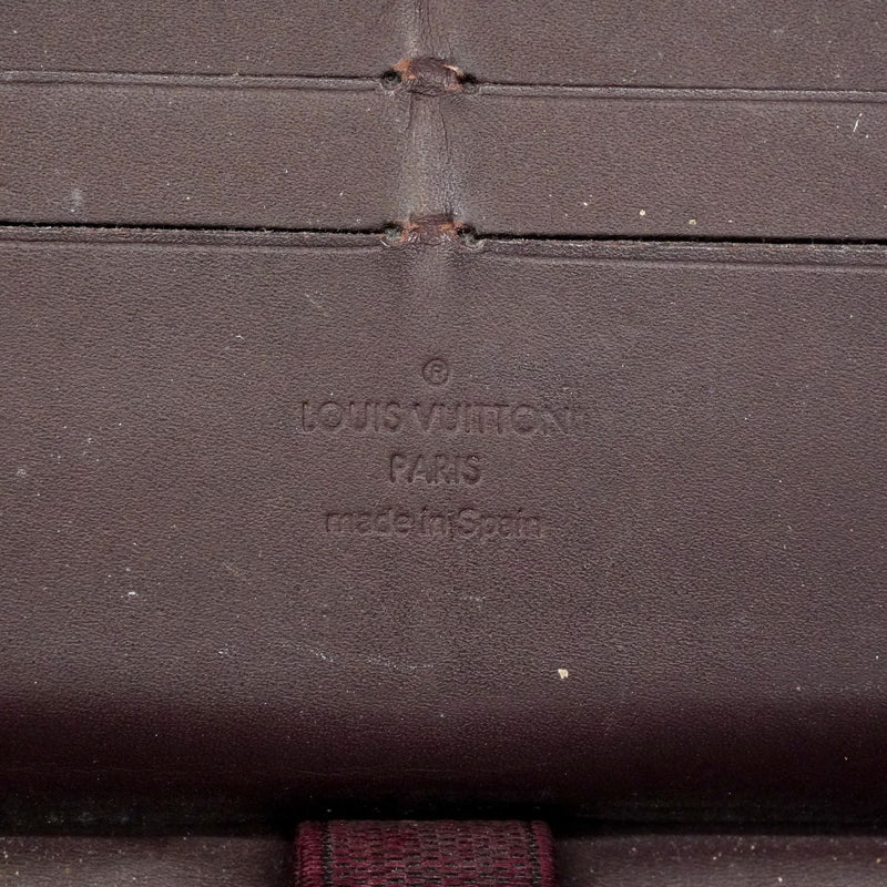 【6fd5166-k】ルイヴィトン 長財布 ヴェルニ ジッピーオーガナイザー M93610 アマラント【中古】レディース