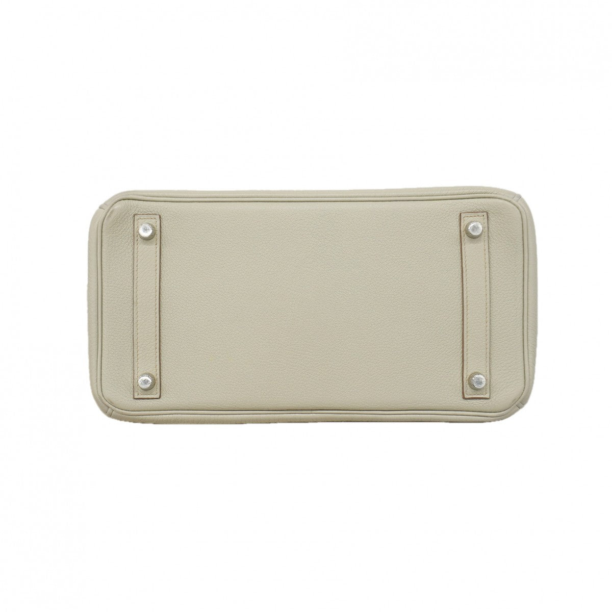 【6fd5172】エルメス ハンドバッグ バーキン30 トゴ パールグレー シルバー金具 □O刻印【中古】