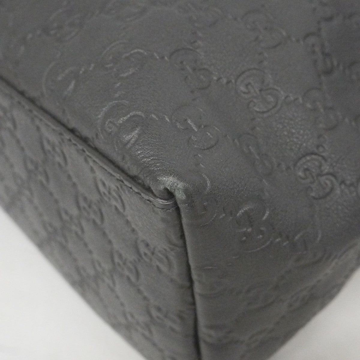 【6fd5198-k】グッチ リュック・デイパック グッチシマ 246414 レザー ブラック ゴールド金具【中古】メンズ レディース ユニセックス