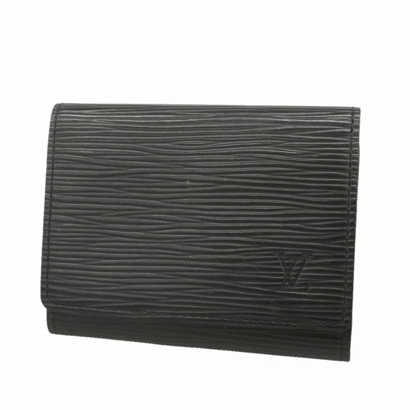 【6fd5206-k】ルイヴィトン 名刺入れ エピ アンヴェロップカルトドゥヴィジット M60652 ノワール【中古】メンズ レディース ユニセックス