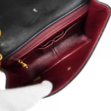 【6fd5211-k】シャネル ショルダーバッグ マトラッセ チェーンショルダー ラムスキン ブラック ゴールド金具【中古】レディース