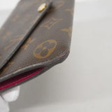 【6fd5214-k】ルイヴィトン 長財布 モノグラム ポルトフォイユジャンヌ M62155 フューシャ【中古】レディース