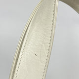 【6fd5219-k】シャネル トートバッグ レザー ホワイト ゴールド金具【中古】レディース