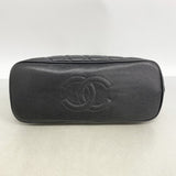 【6fd5220-k】シャネル ショルダーバッグ マトラッセ キャビアスキン ブラック ゴールド金具【中古】レディース