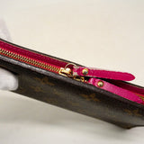 【6fd5224-k】ルイヴィトン 長財布 モノグラム ポルトフォイユアンソリット M60249 ローズ【中古】レディース