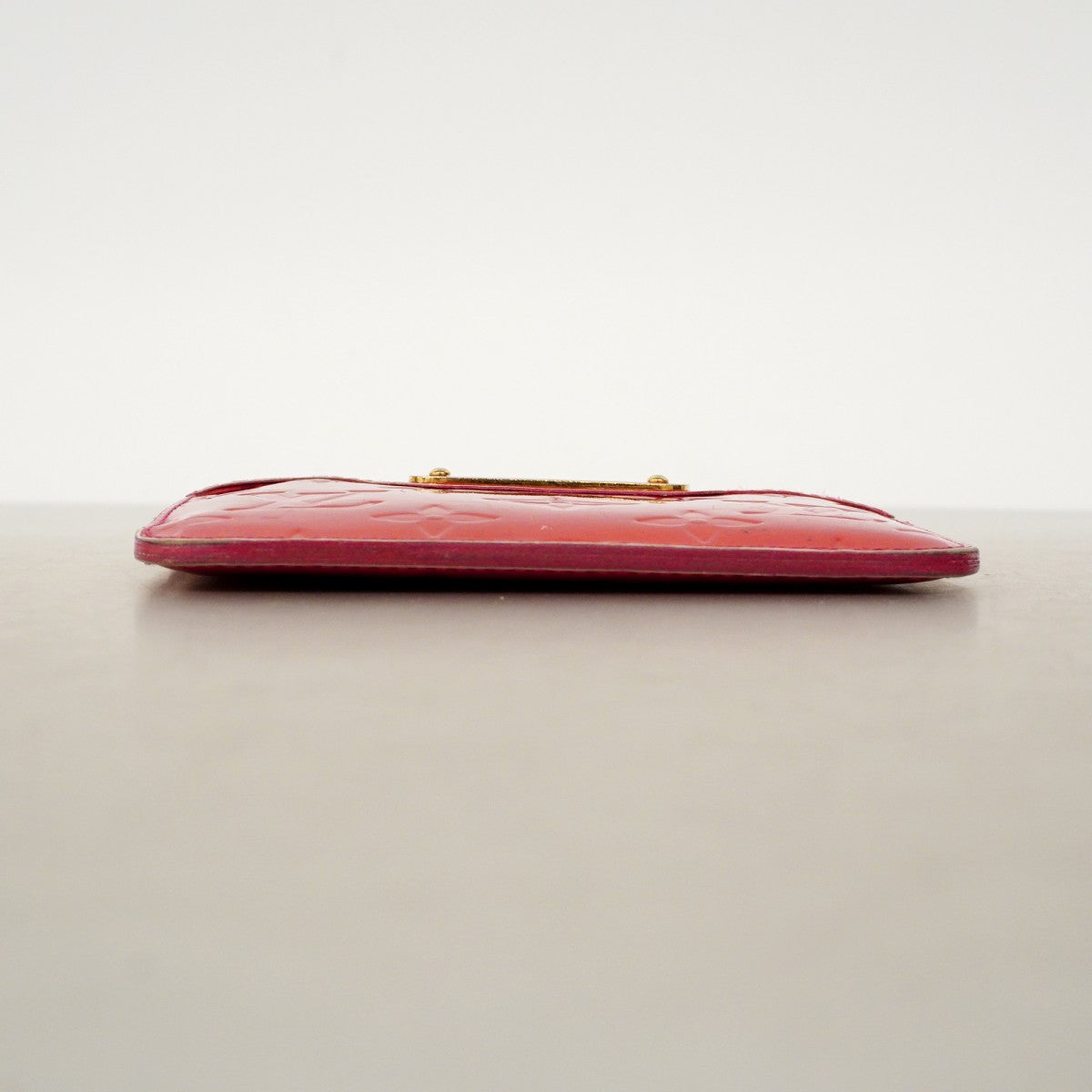 【6fd5227-k】ルイヴィトン コインケース ヴェルニ ポシェットクレNM M9363 ローズポップ【中古】レディース