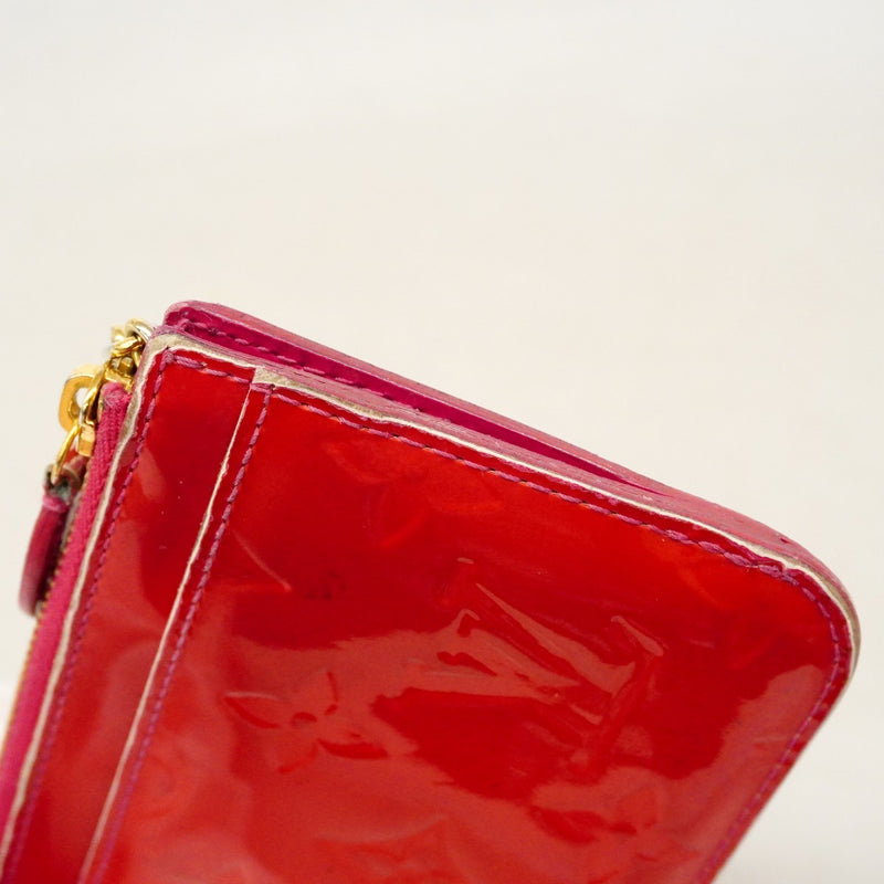【6fd5227-k】ルイヴィトン コインケース ヴェルニ ポシェットクレNM M9363 ローズポップ【中古】レディース