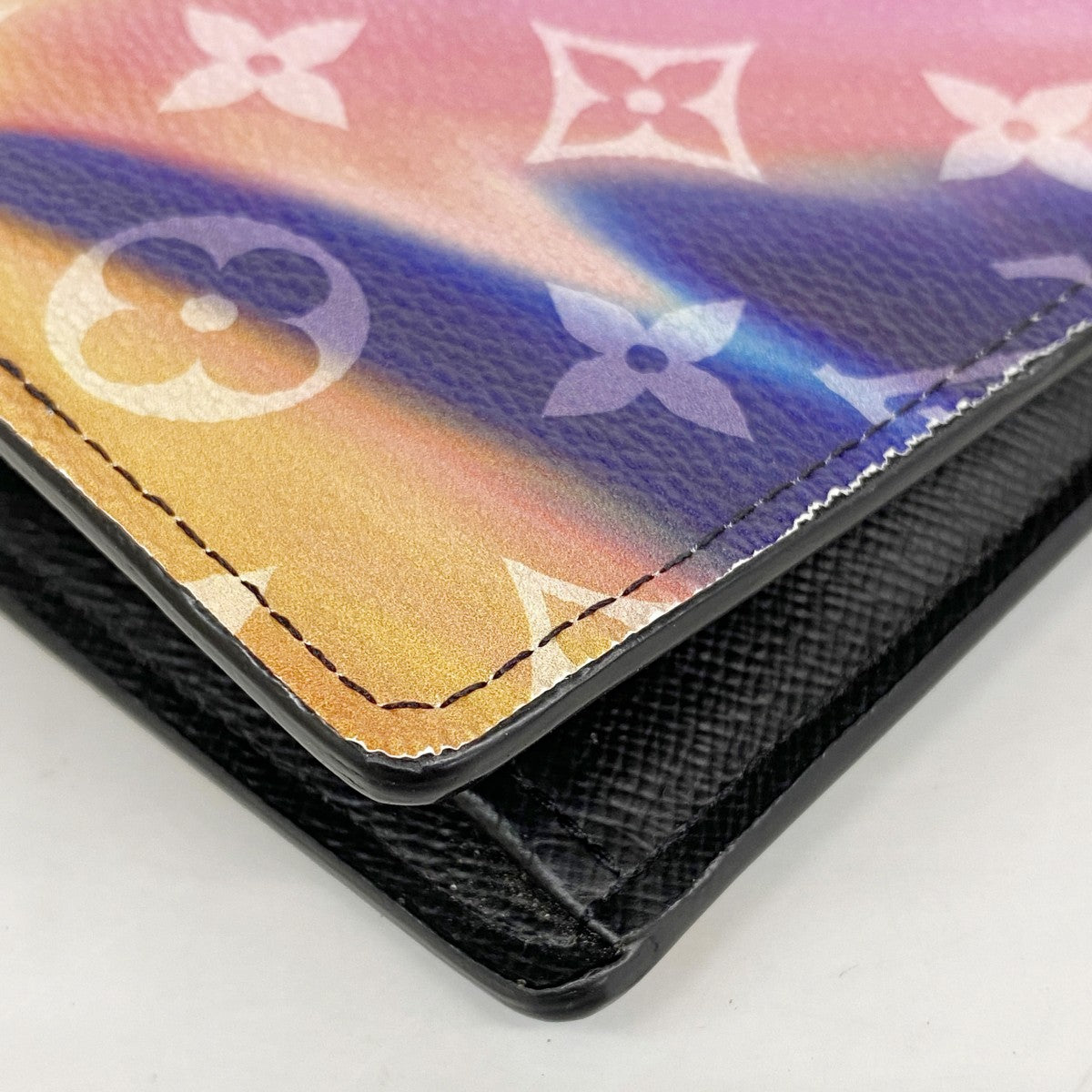 【6fd5229】ルイヴィトン 長財布 モノグラム・サンセット ポルトフォイユブラザ M80957 マルチカラー【中古】メンズ