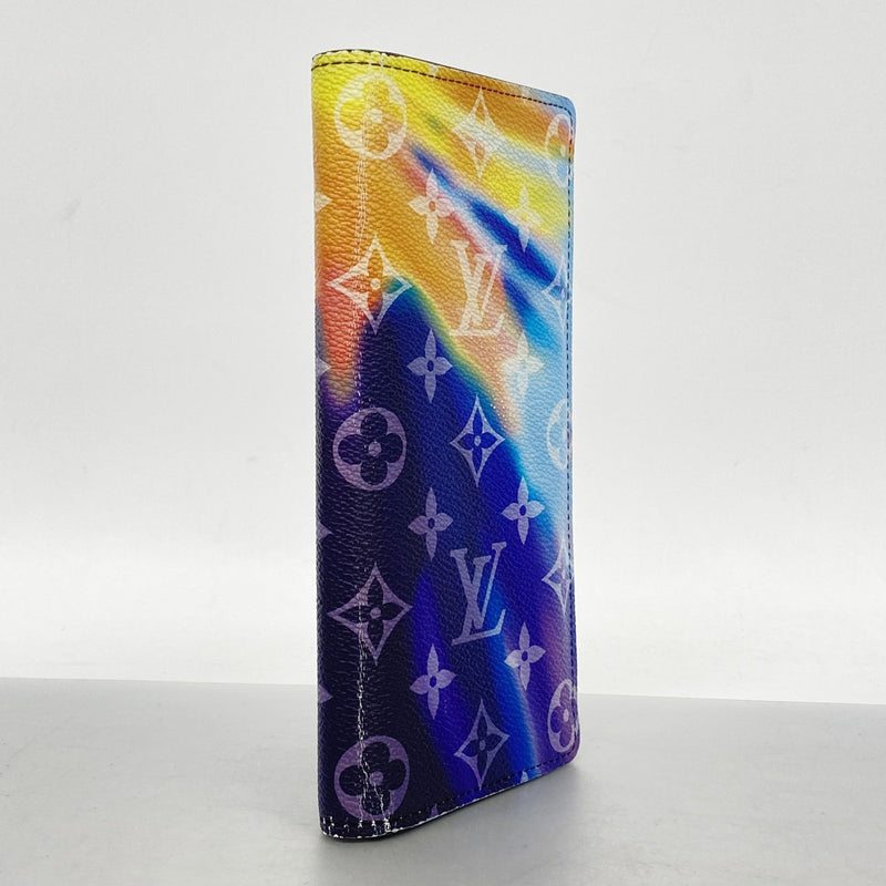 【6fd5229】ルイヴィトン 長財布 モノグラム・サンセット ポルトフォイユブラザ M80957 マルチカラー【中古】メンズ