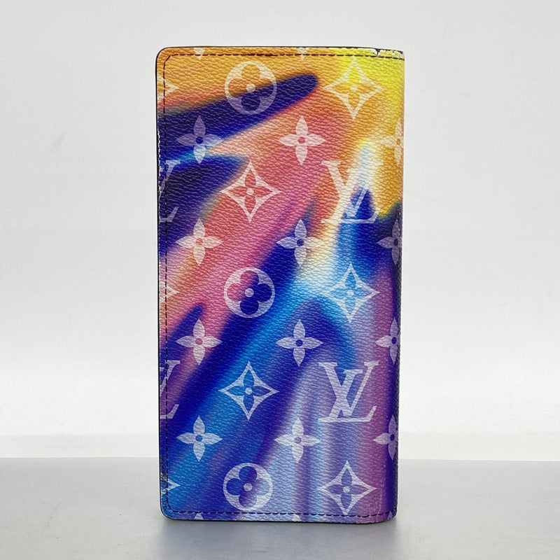 【6fd5229】ルイヴィトン 長財布 モノグラム・サンセット ポルトフォイユブラザ M80957 マルチカラー【中古】メンズ