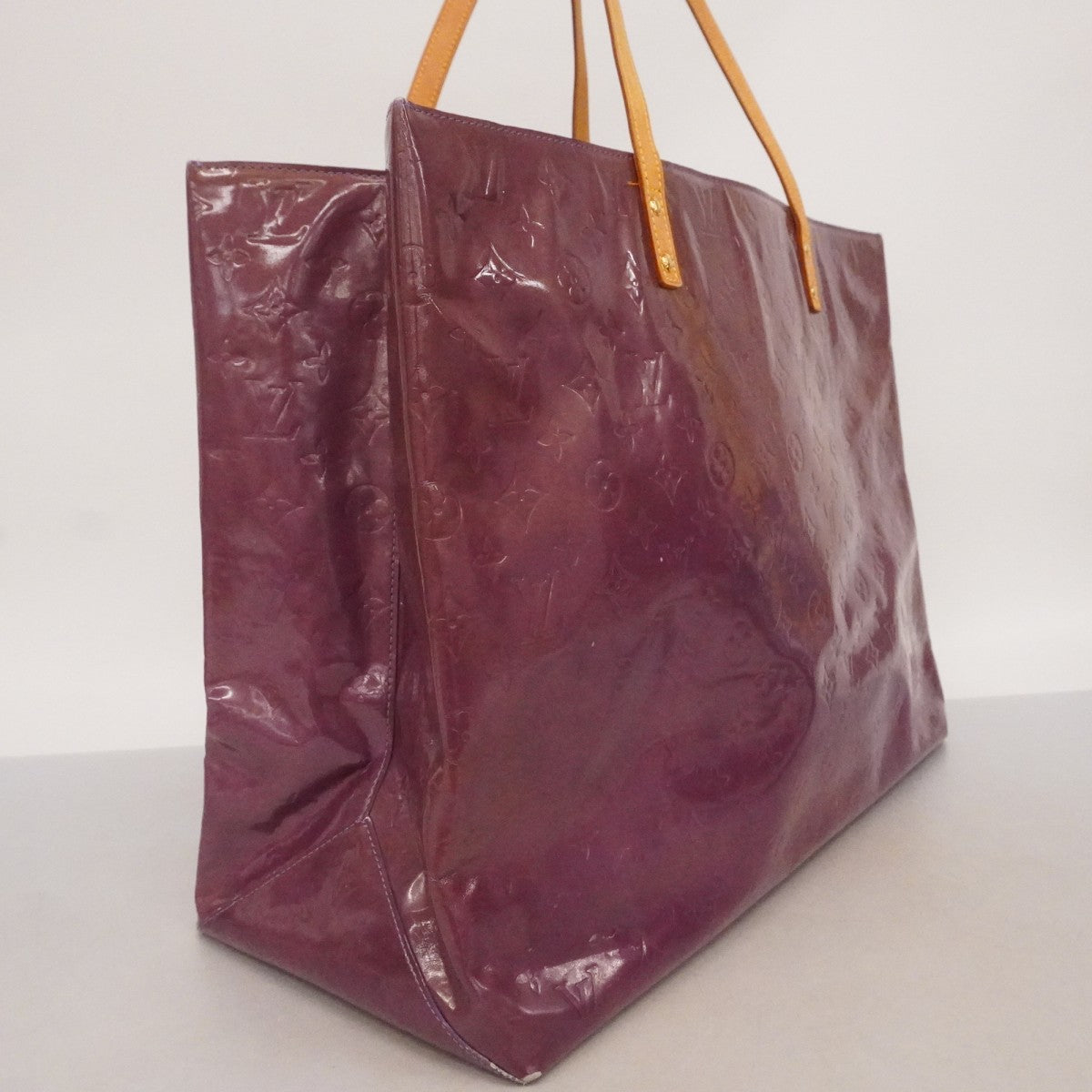 【6fd5243】ルイヴィトン トートバッグ ヴェルニ リードGM M91085 ヴィオレ【中古】レディース